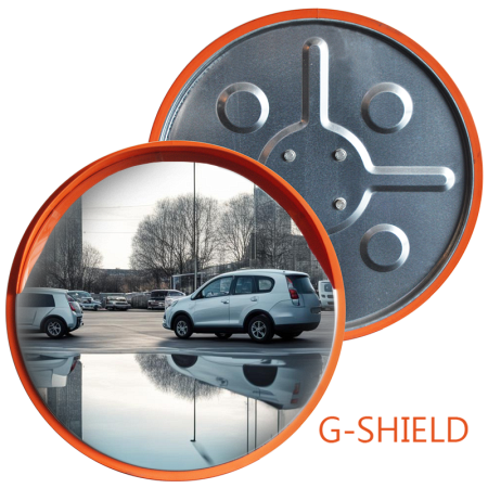 Уличное обзорное зеркало Steel Crafts G-SHIELD D-320 из нержавеющей стали
